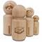 Cute Kawaii S'mores Marshmallow Rubber Stamp for Stamping Crafting Planners